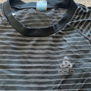 Mens ODLO technical long sleeve shirt medium